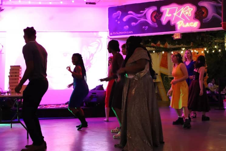 Cabaret Tables & Dance Floor