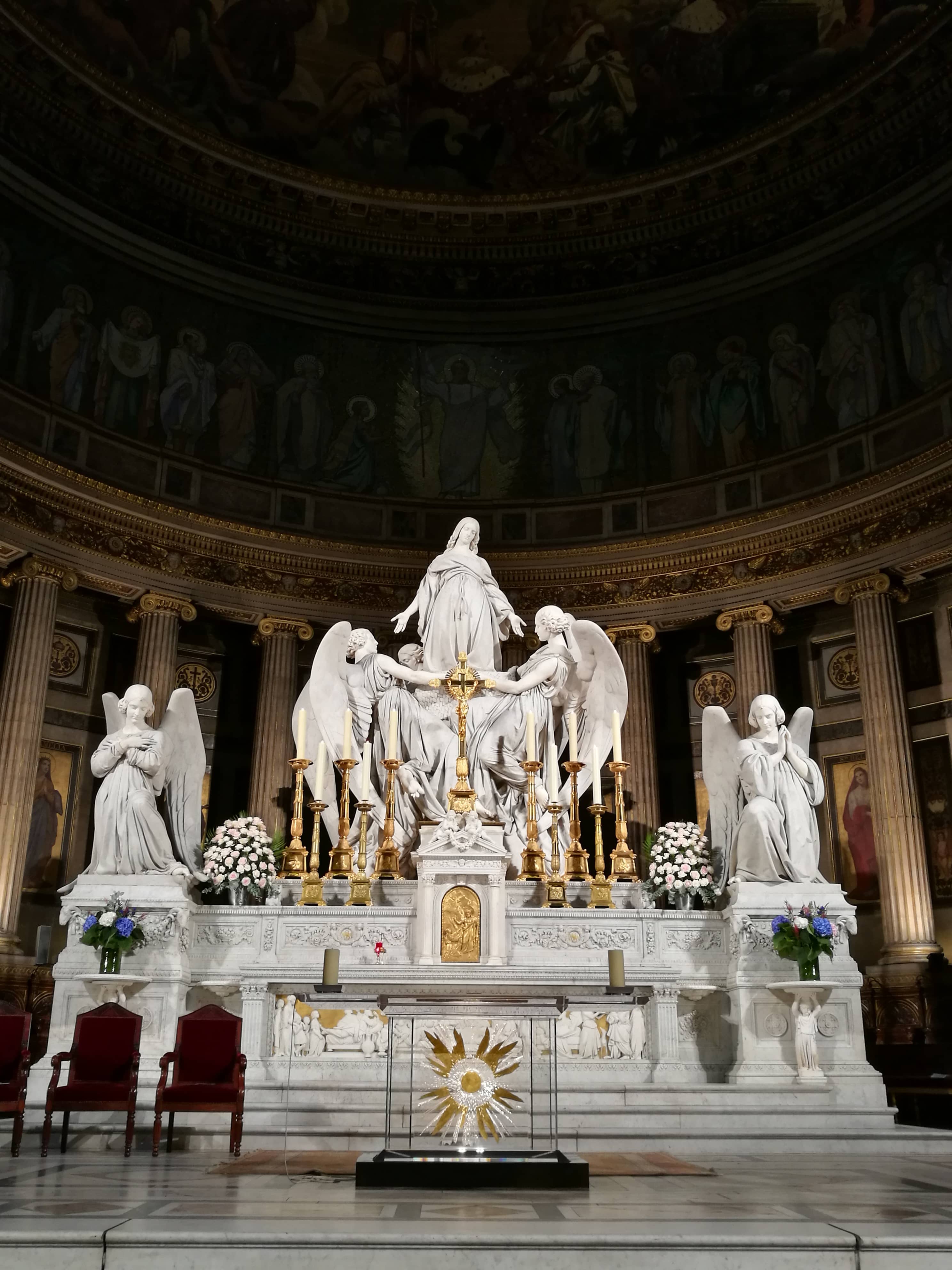 The Main Altar & Statue