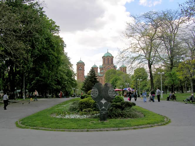 Peaceful Tasmajdan Park
