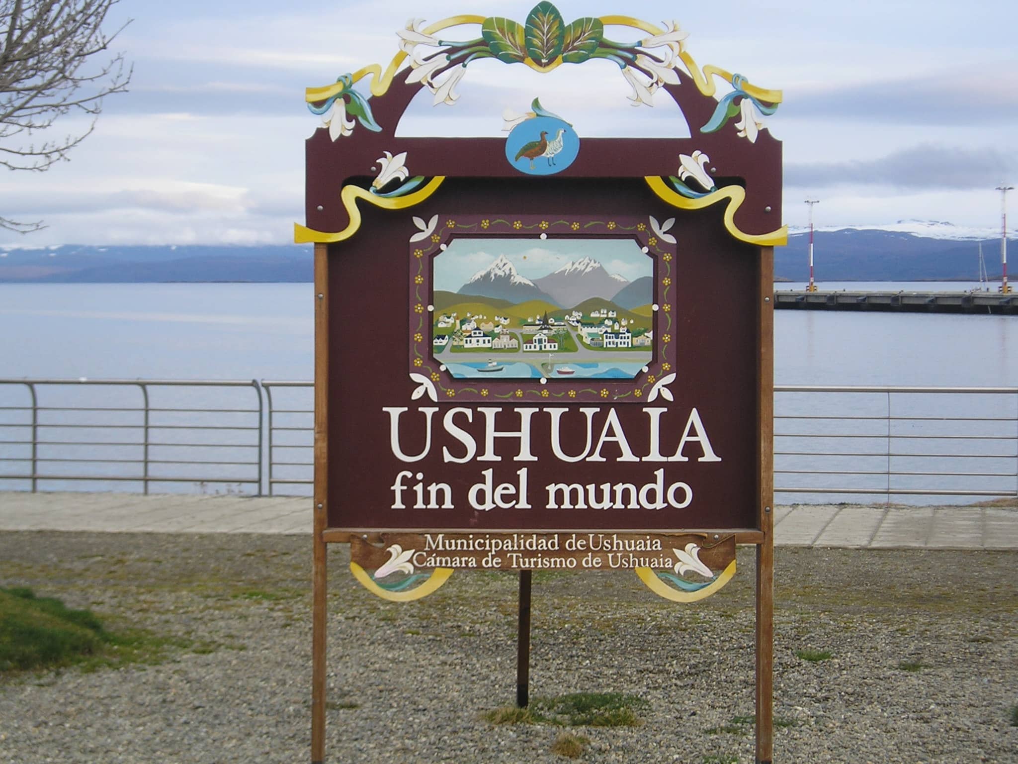 Historic Ushuaia Sign