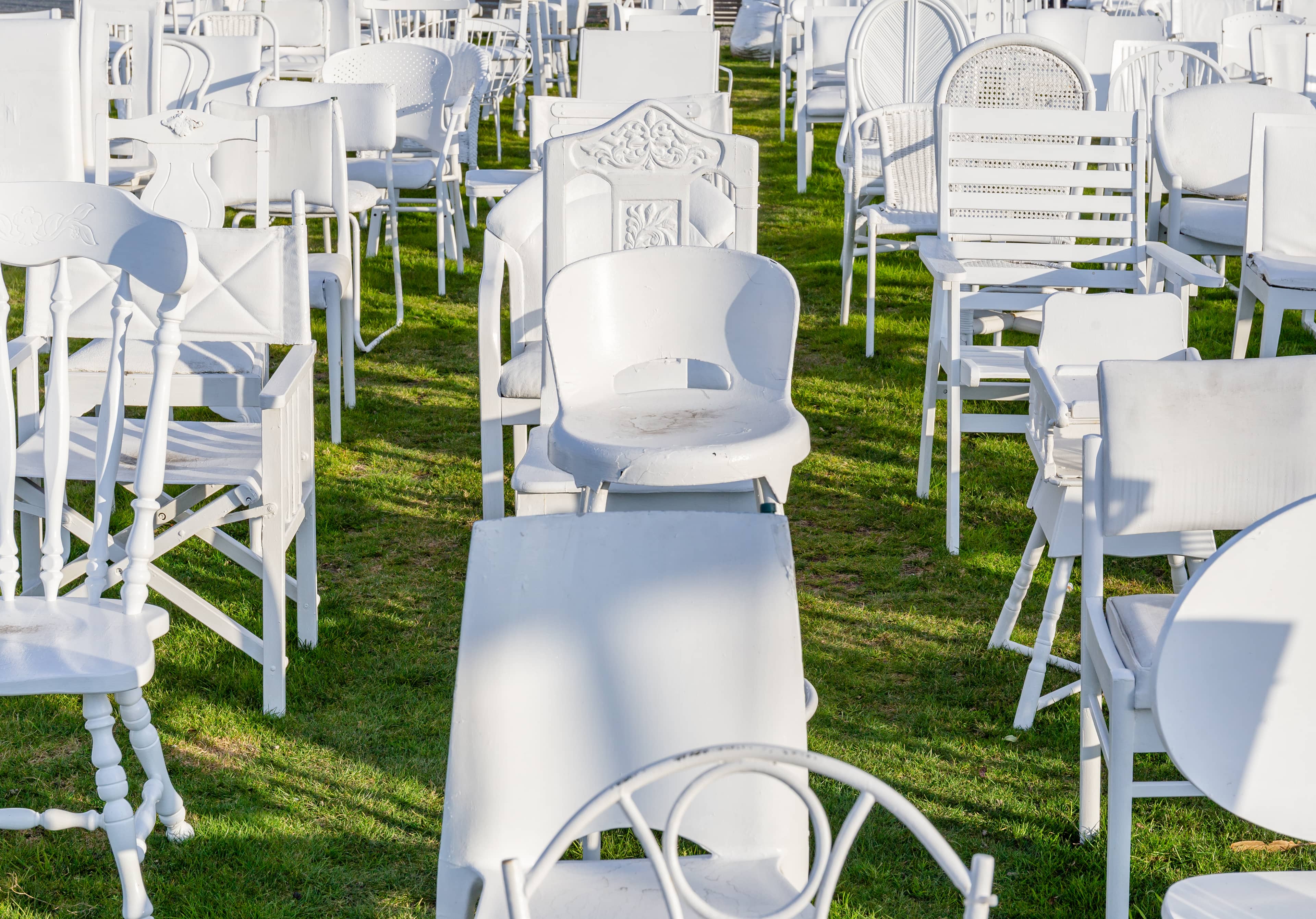 The Empty White Chairs