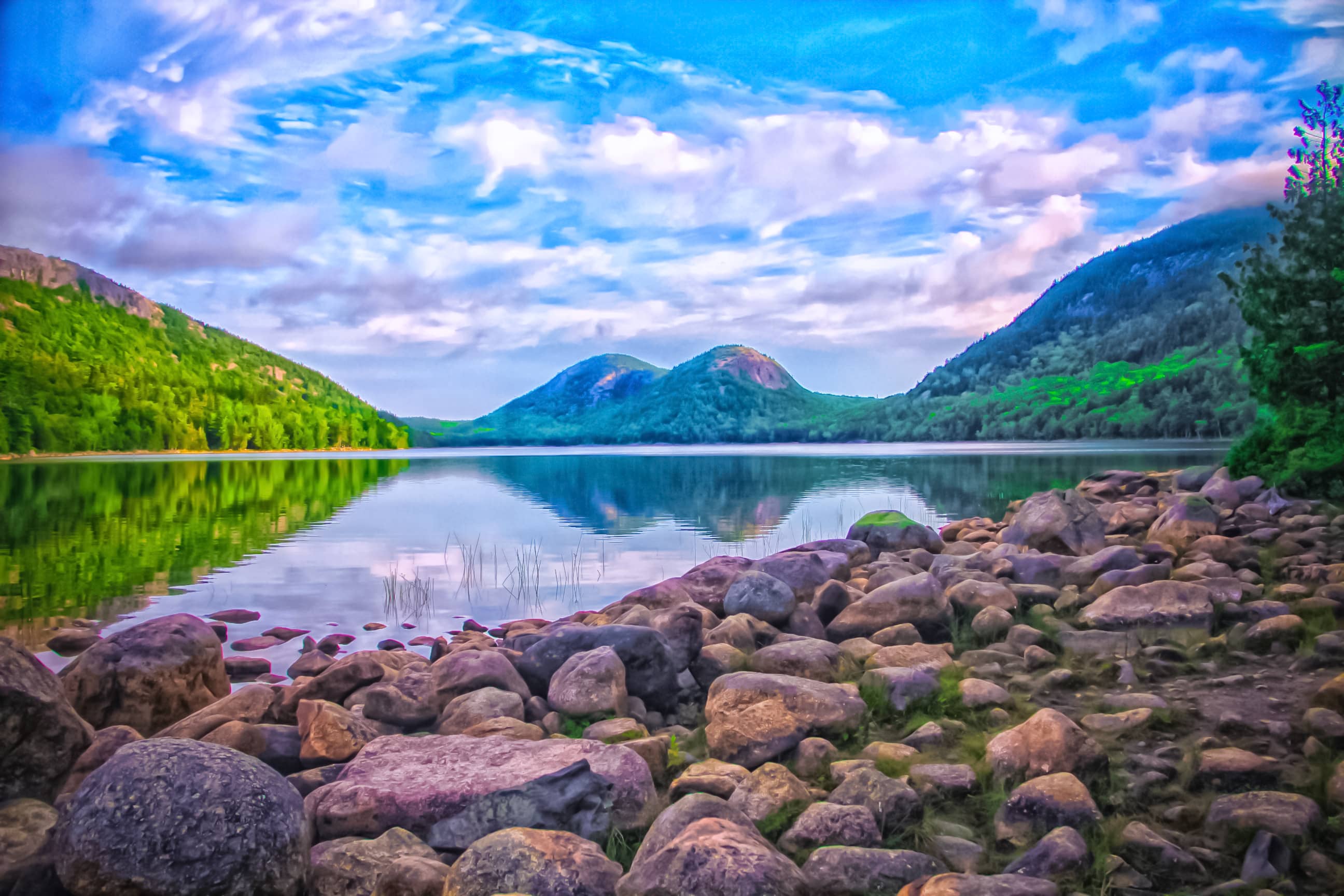 Jordan Pond Views
