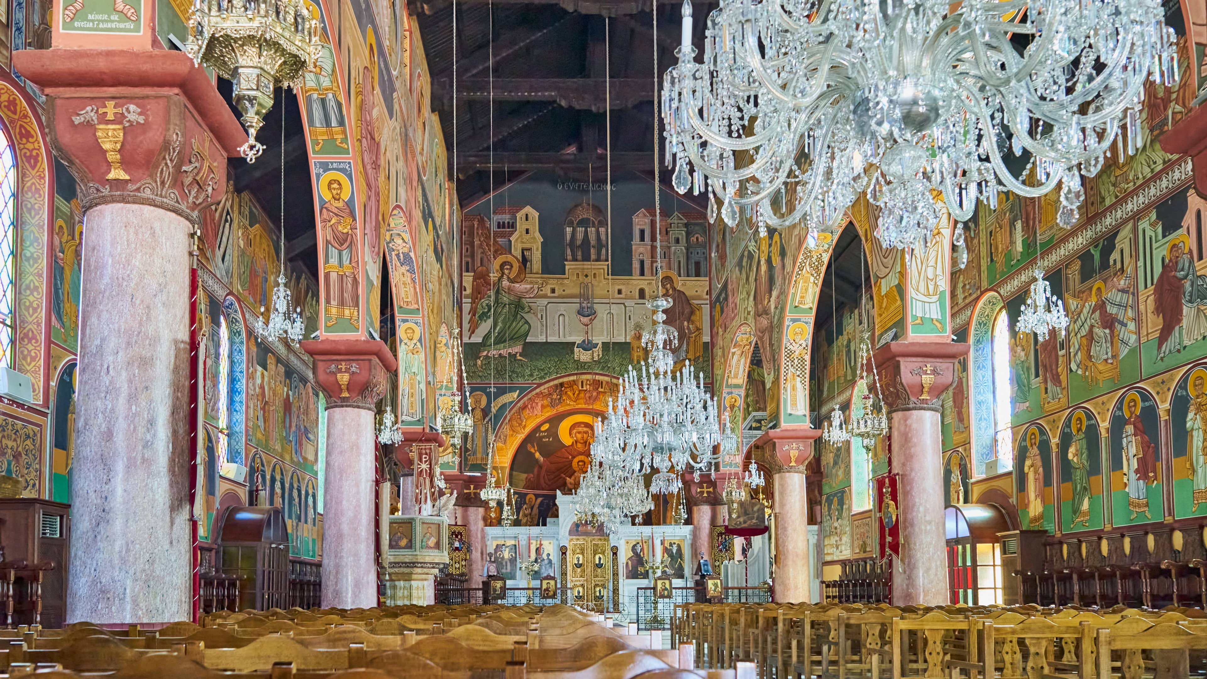 Stunning Interior Frescoes & Mosaics