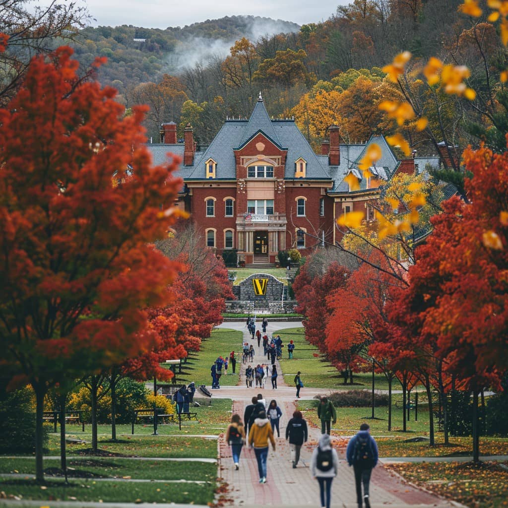 Peaceful Campus Grounds