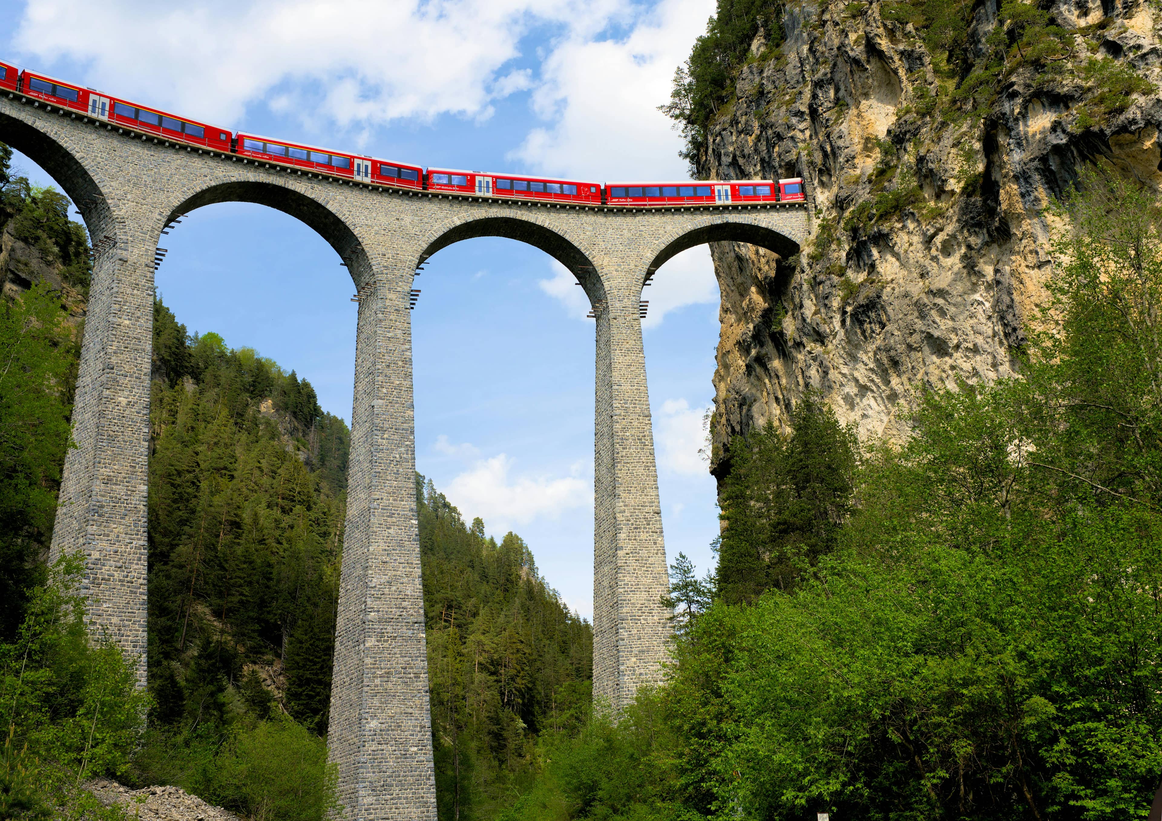 Panoramic Alpine Scenery