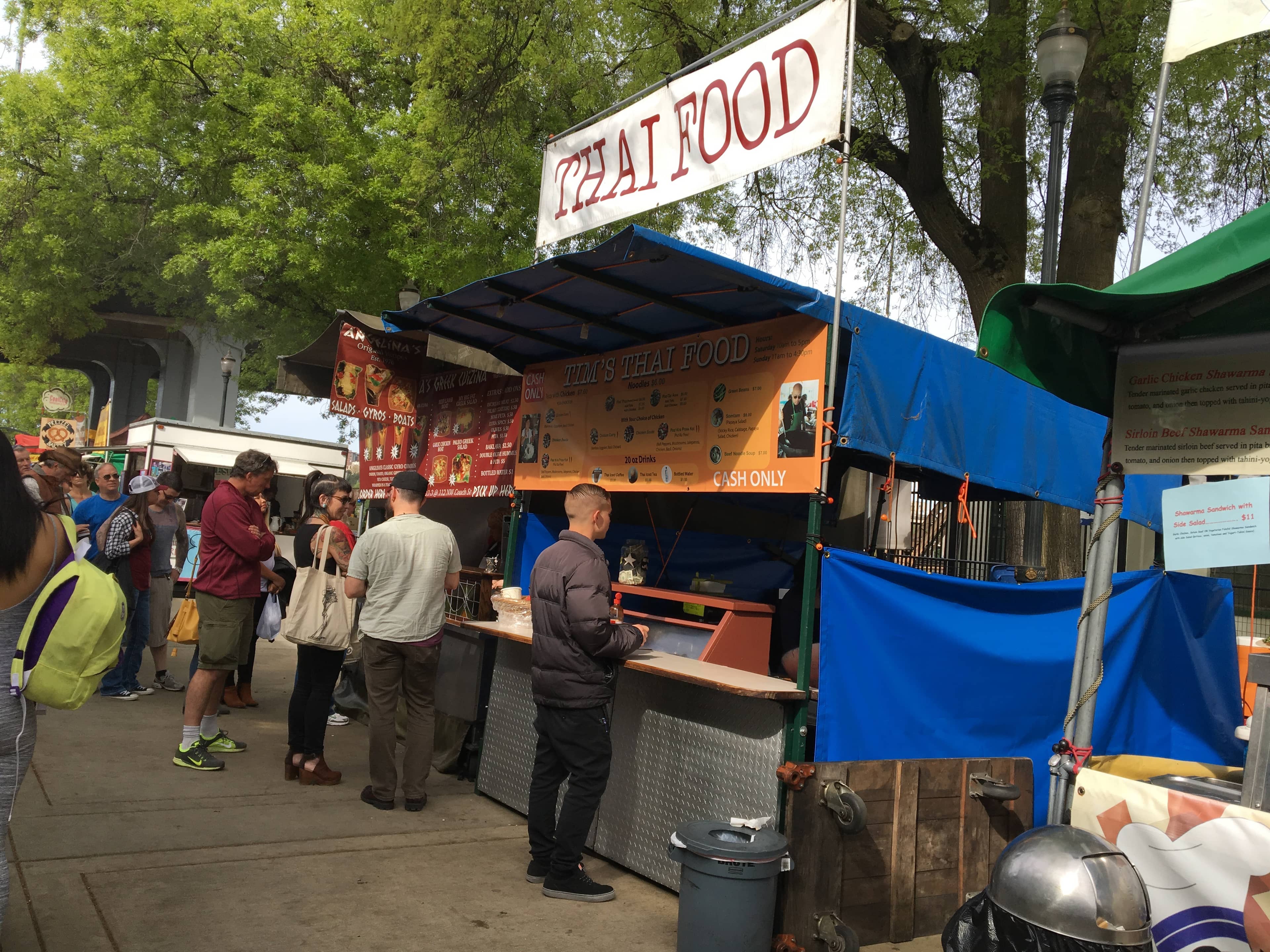 Diverse Food Carts