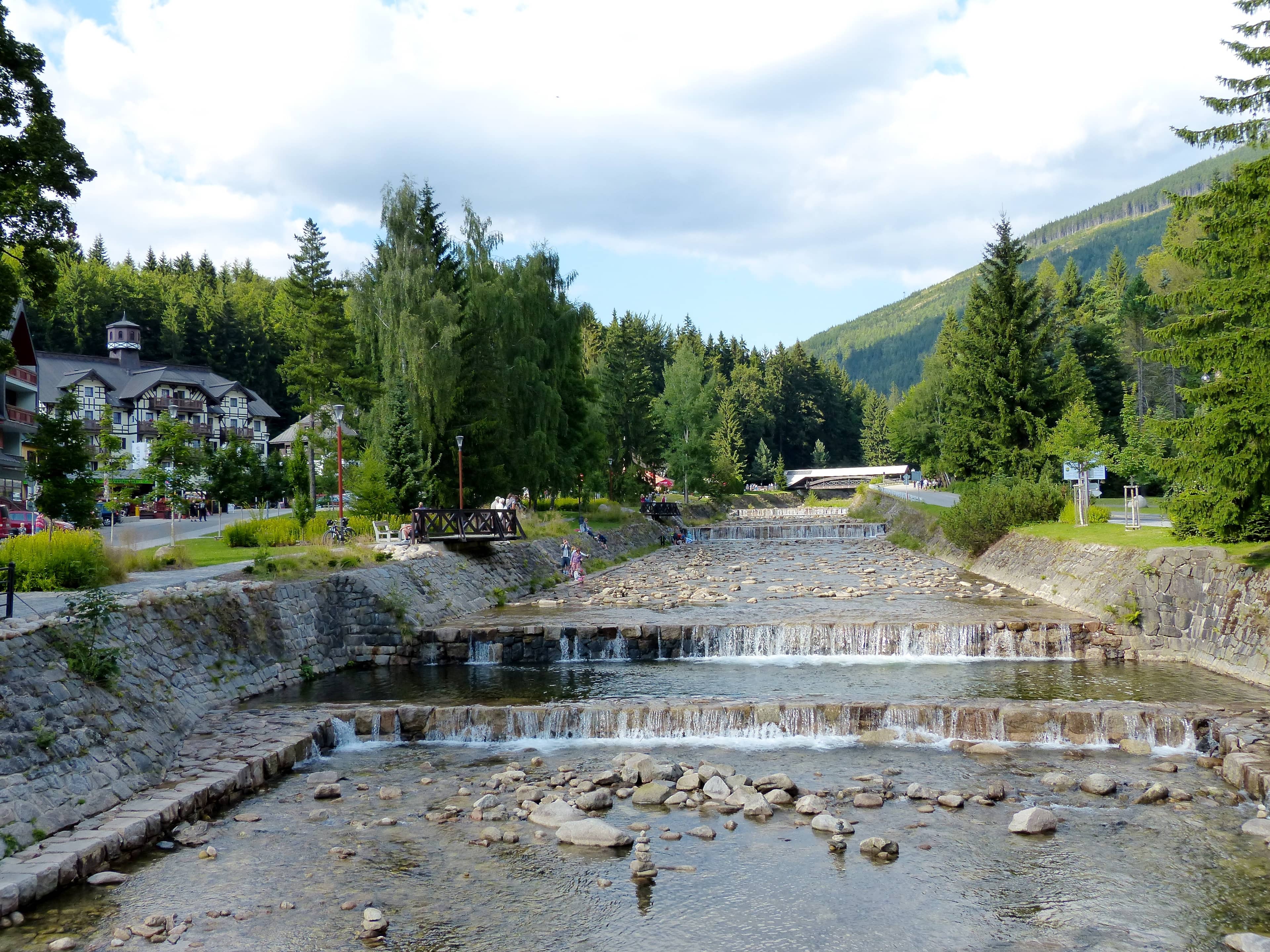 Scenic Elbe River Walk