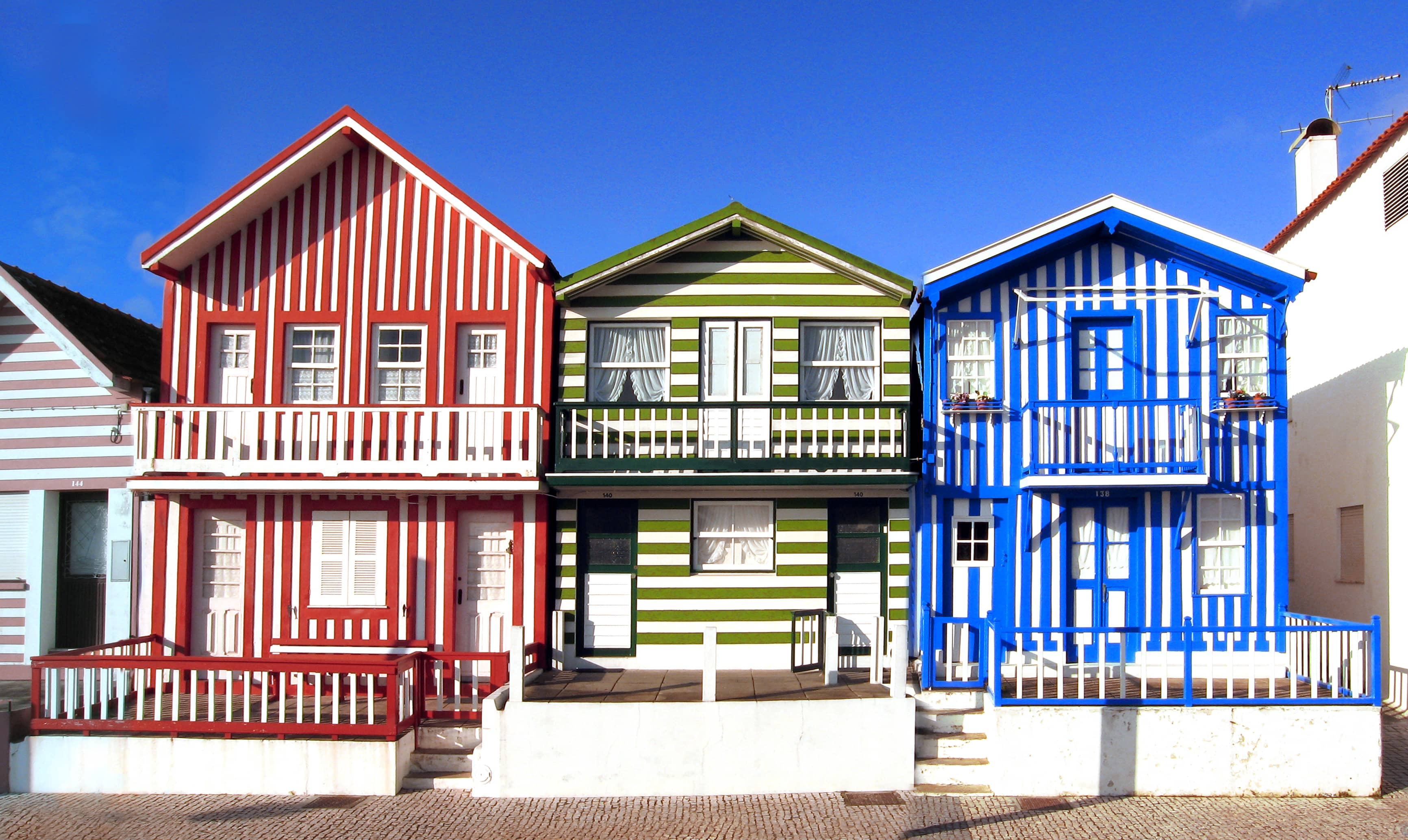 Costa Nova's Colorful Houses