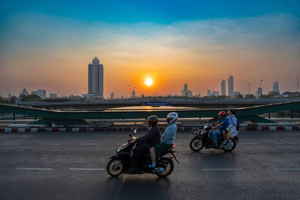 Sunset Views from the Bridge
