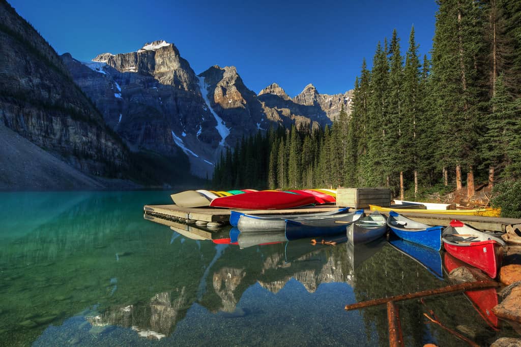 Canoeing on Turquoise Waters