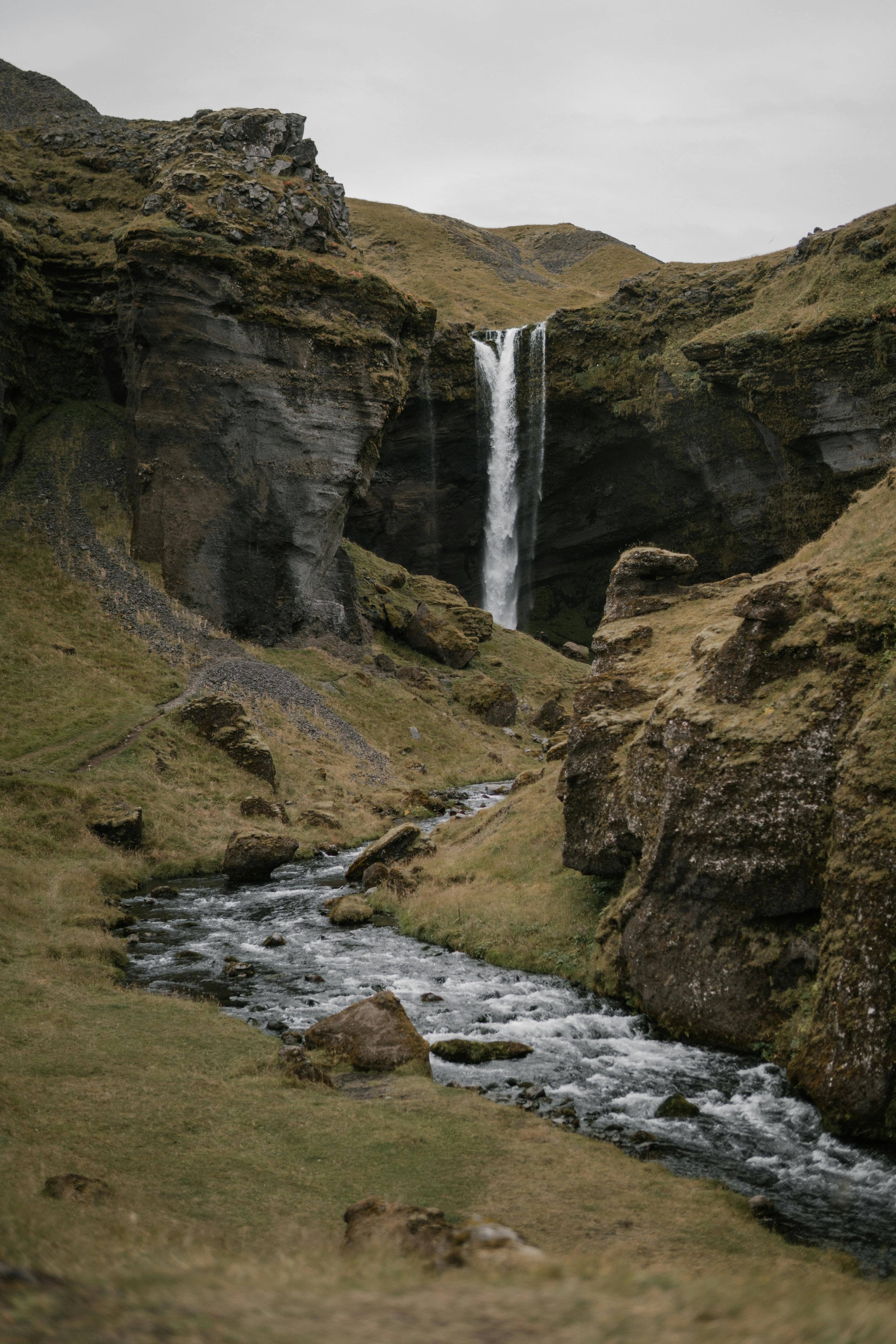 Kvernufoss Waterfall