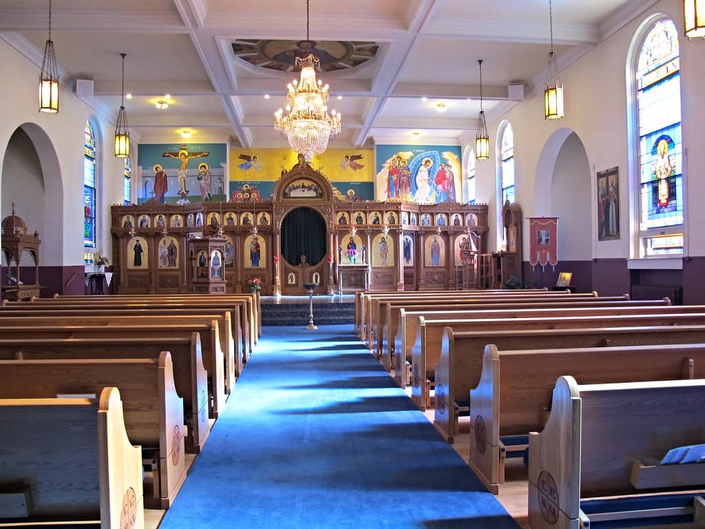 Ornate Icons and Ceiling Art