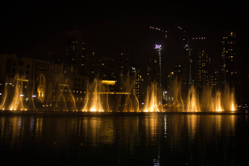 The Lake and Fountains