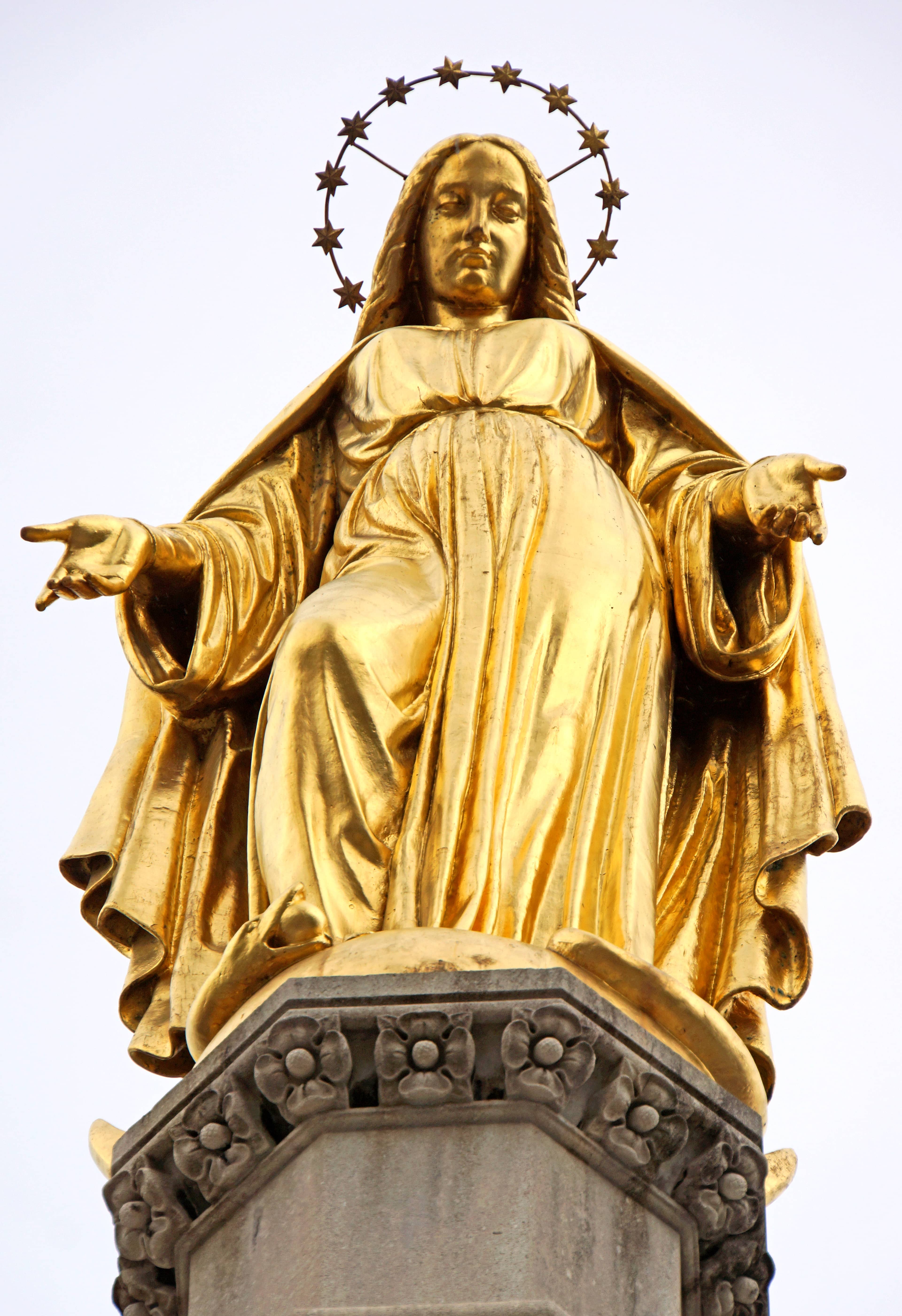 Assumption of the Virgin Mary Sculpture