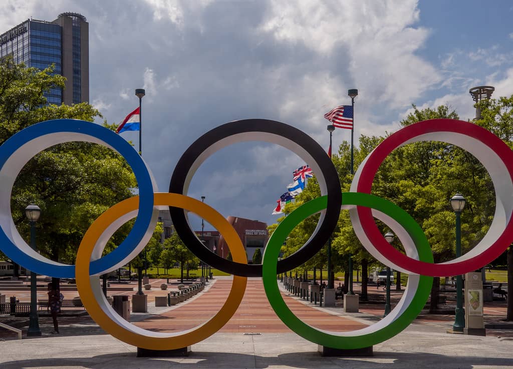 Olympic Rings Sculpture