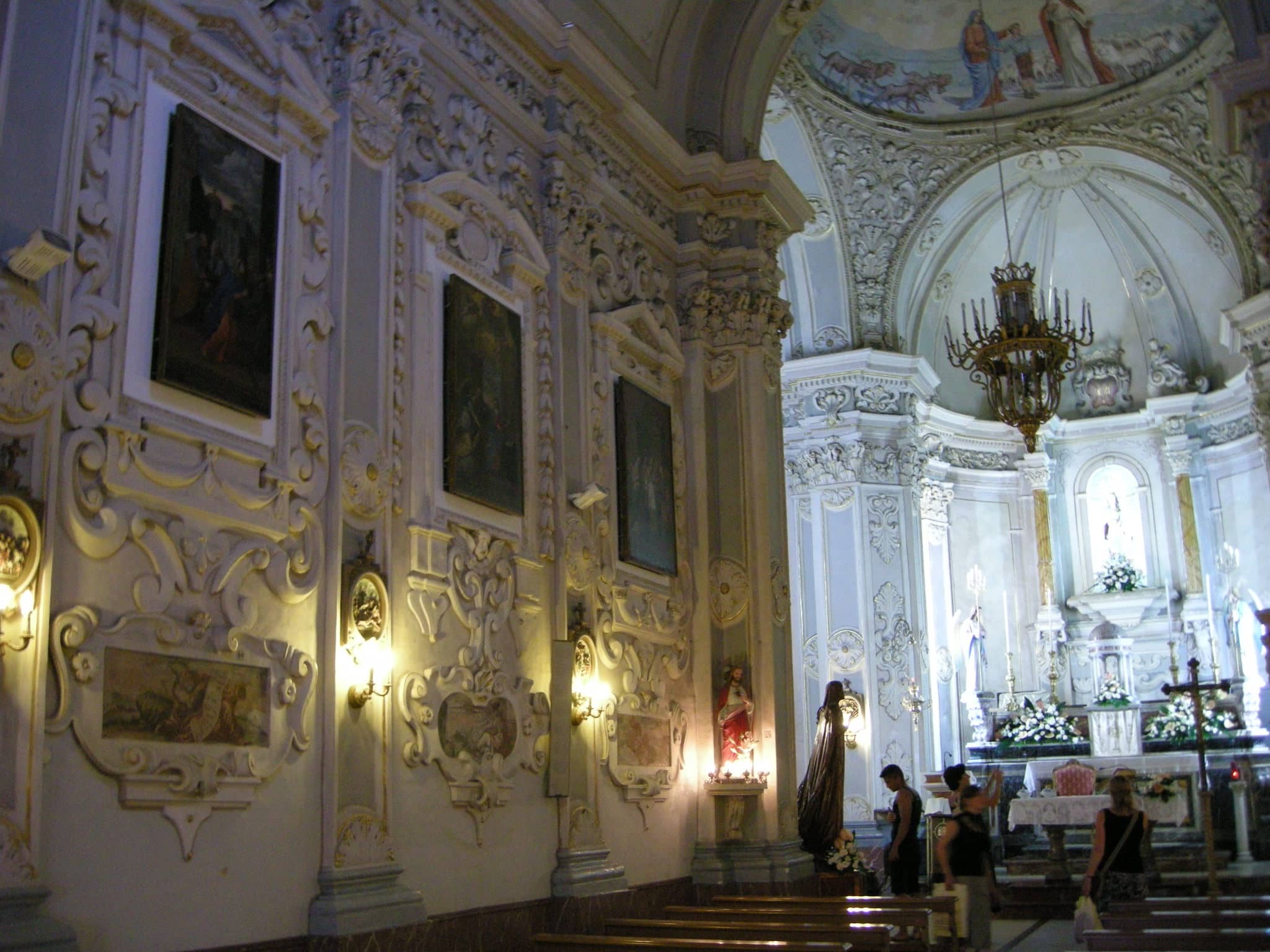 Interior Frescoes and Art