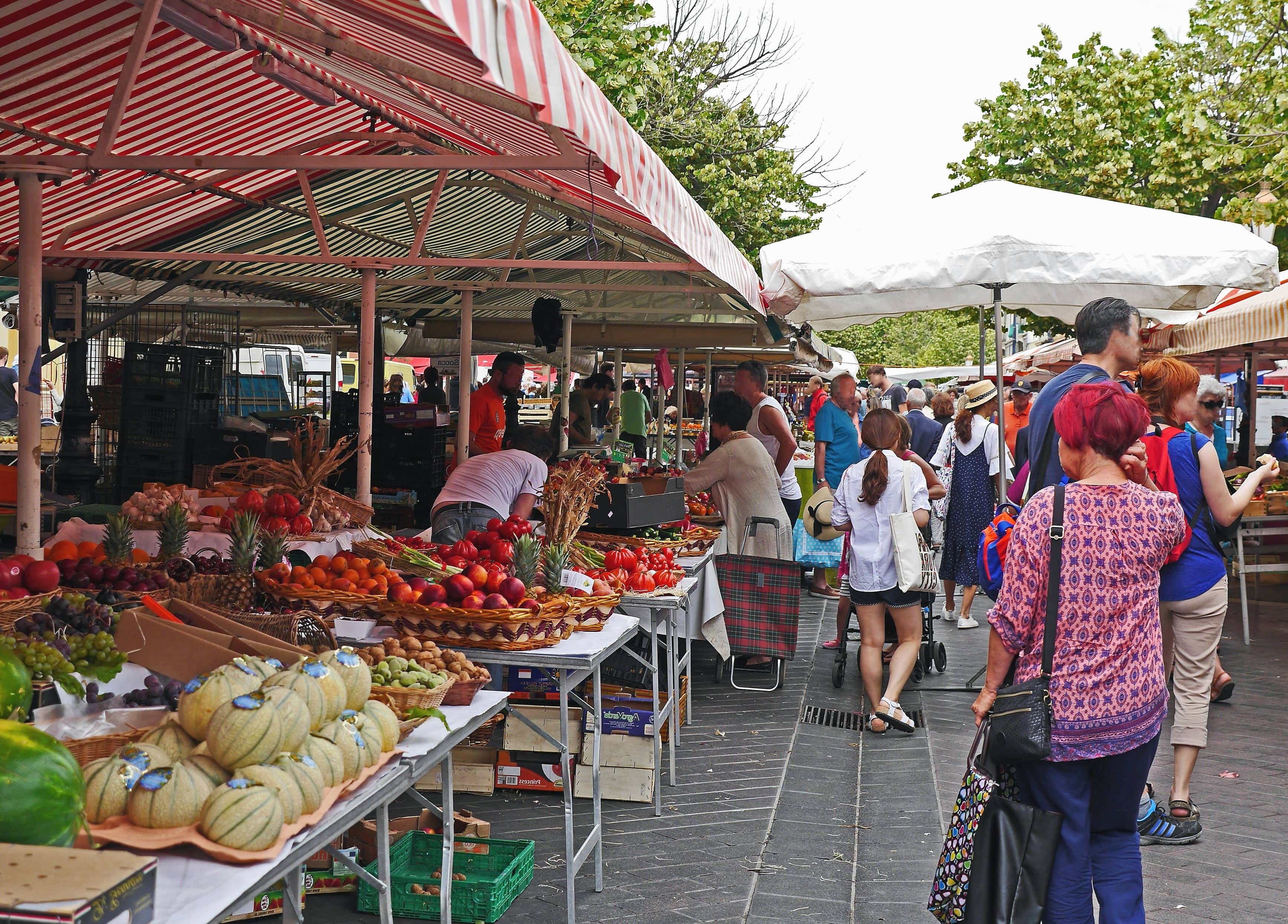 Adjacent Vegetable Market