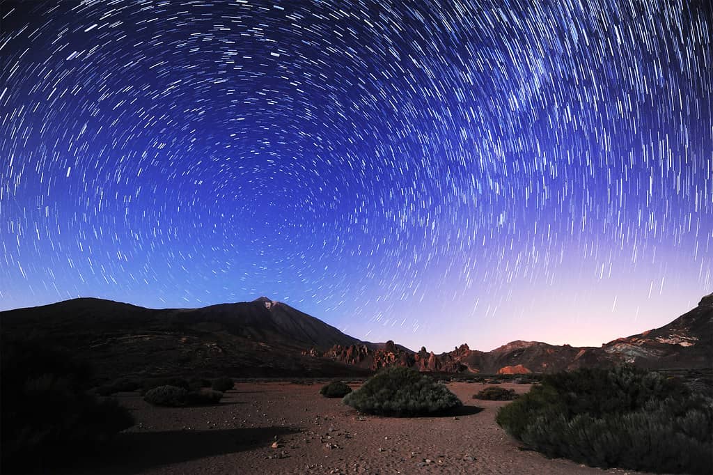 Stargazing at Night