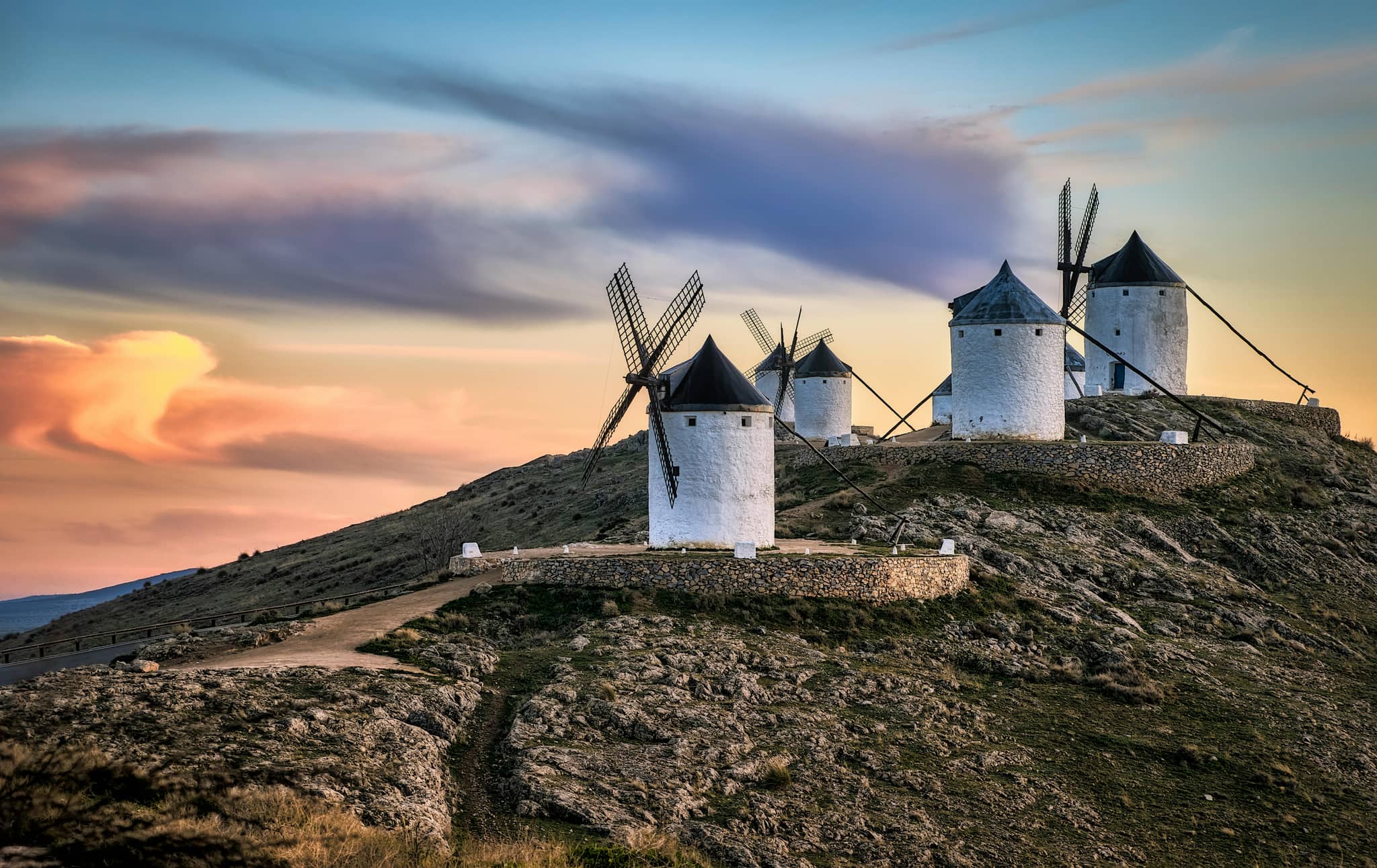 Sunset Over La Mancha