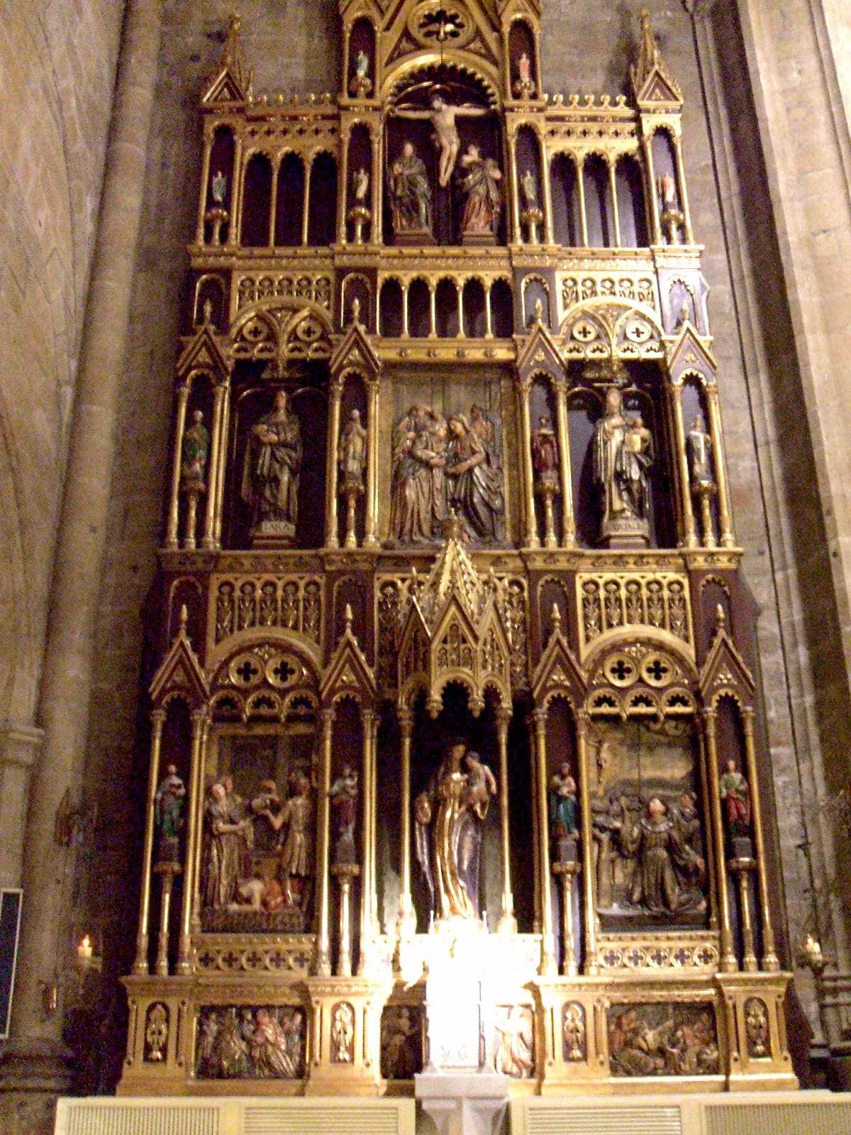 Intricate Wooden Altars