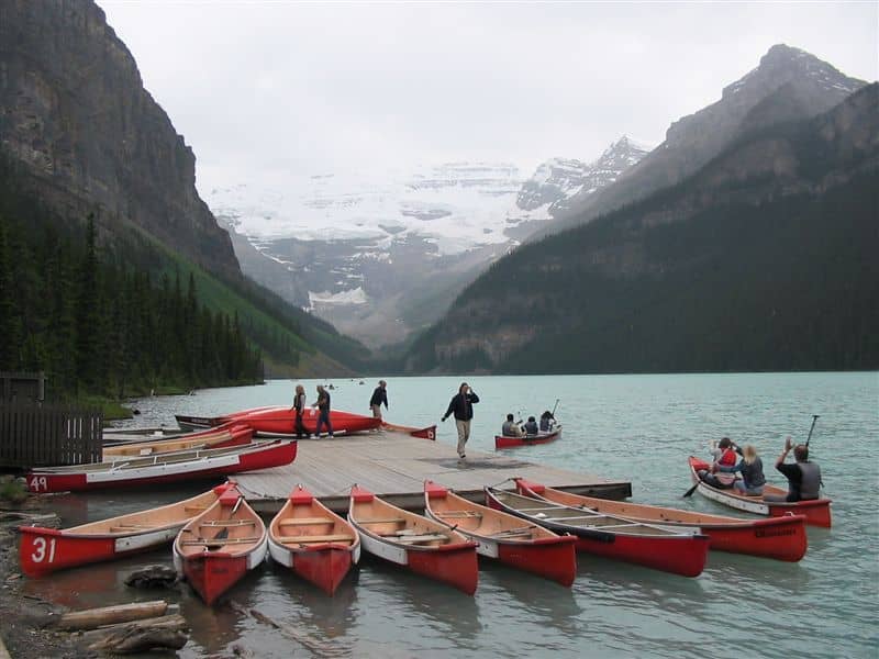 Canoeing on Turquoise Waters