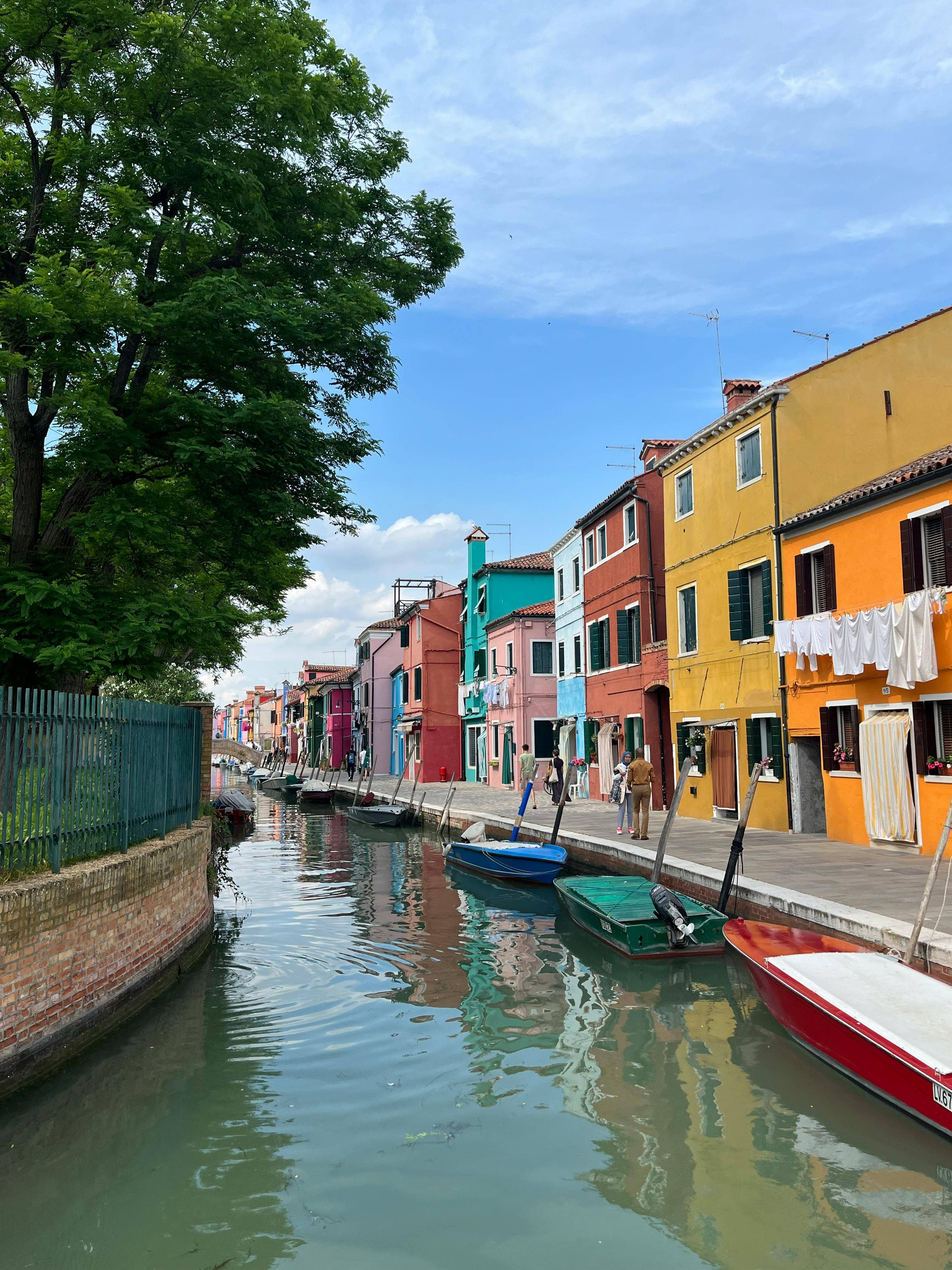 Colorful Canals and Architecture