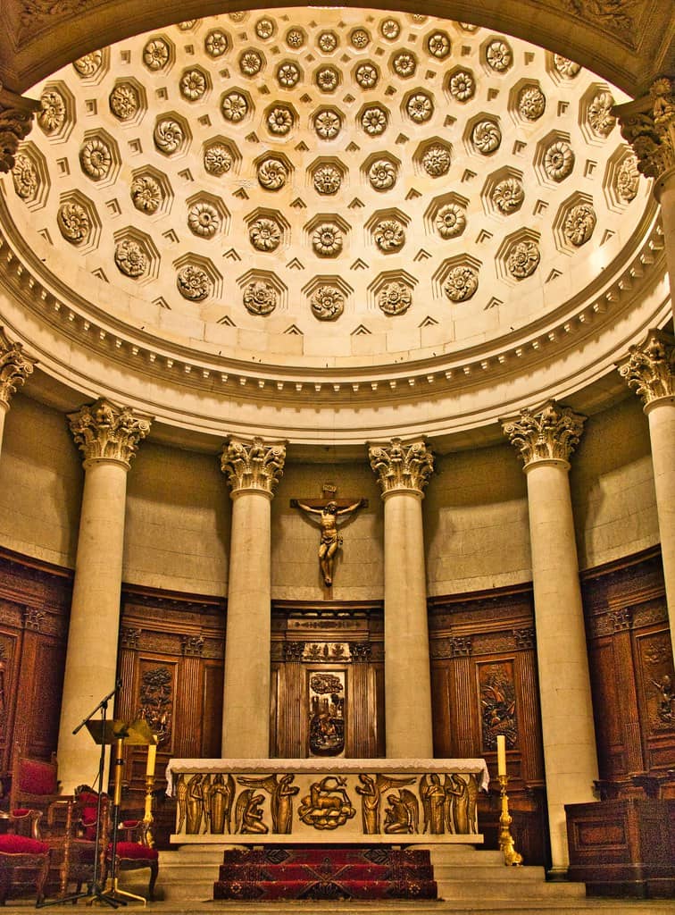 Sober, Columned Interior