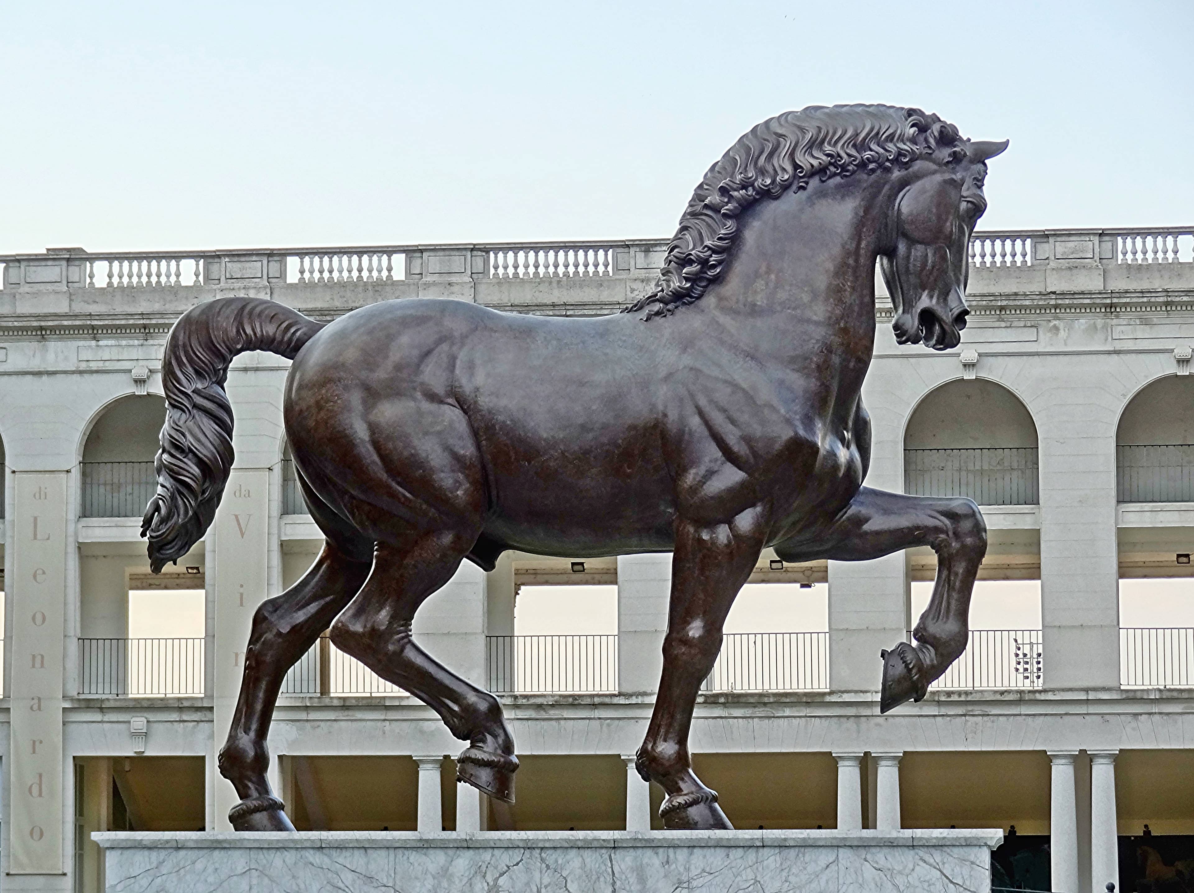 Leonardo's Horse Sculpture