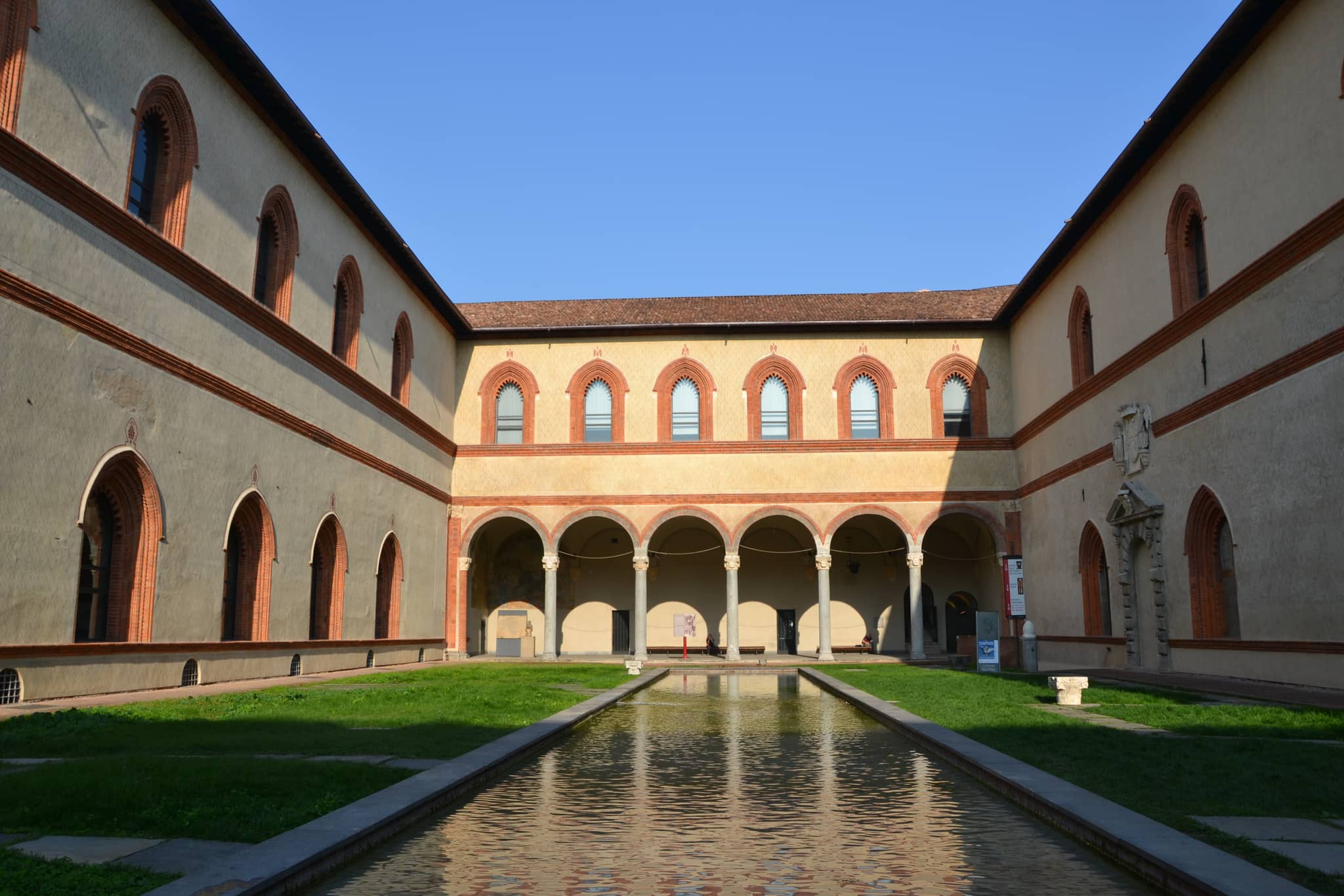The Castle Walls and Courtyards