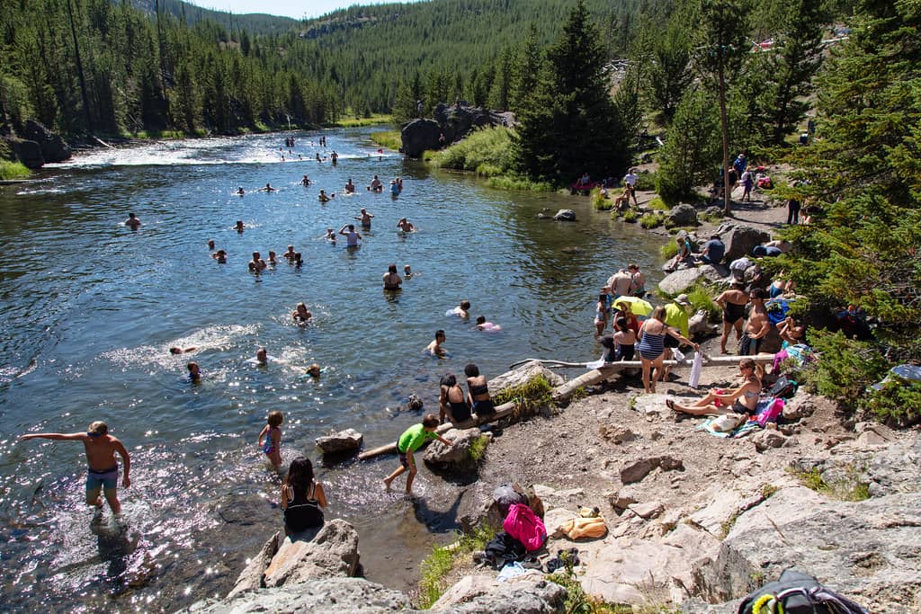 Firehole River Swimming Hole