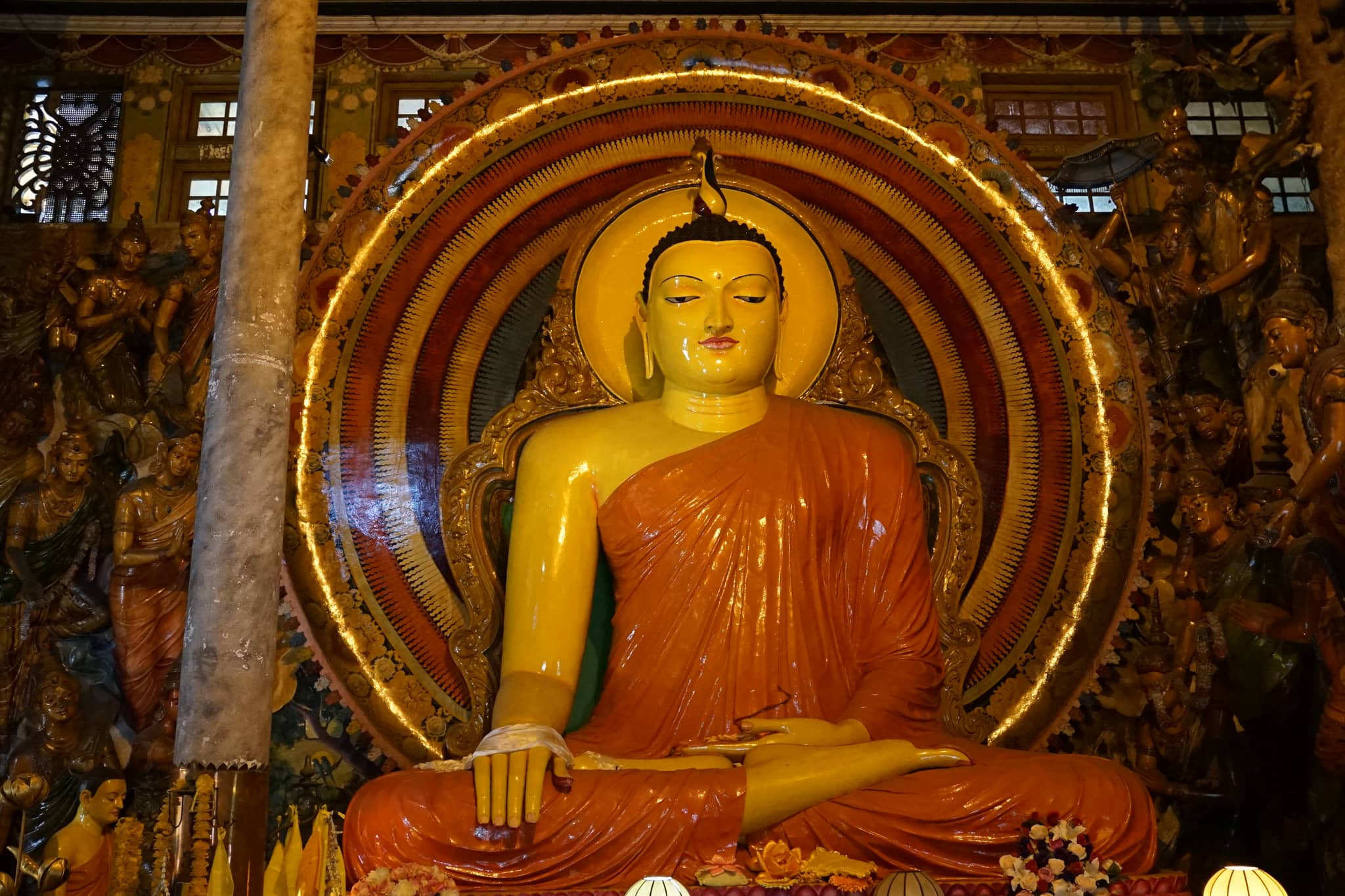 Intricate Buddha Statues