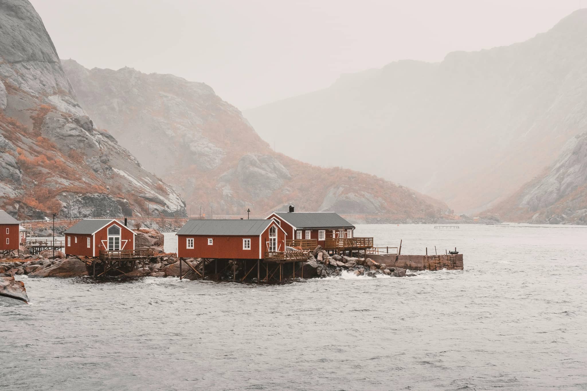 Dramatic Fjord Scenery