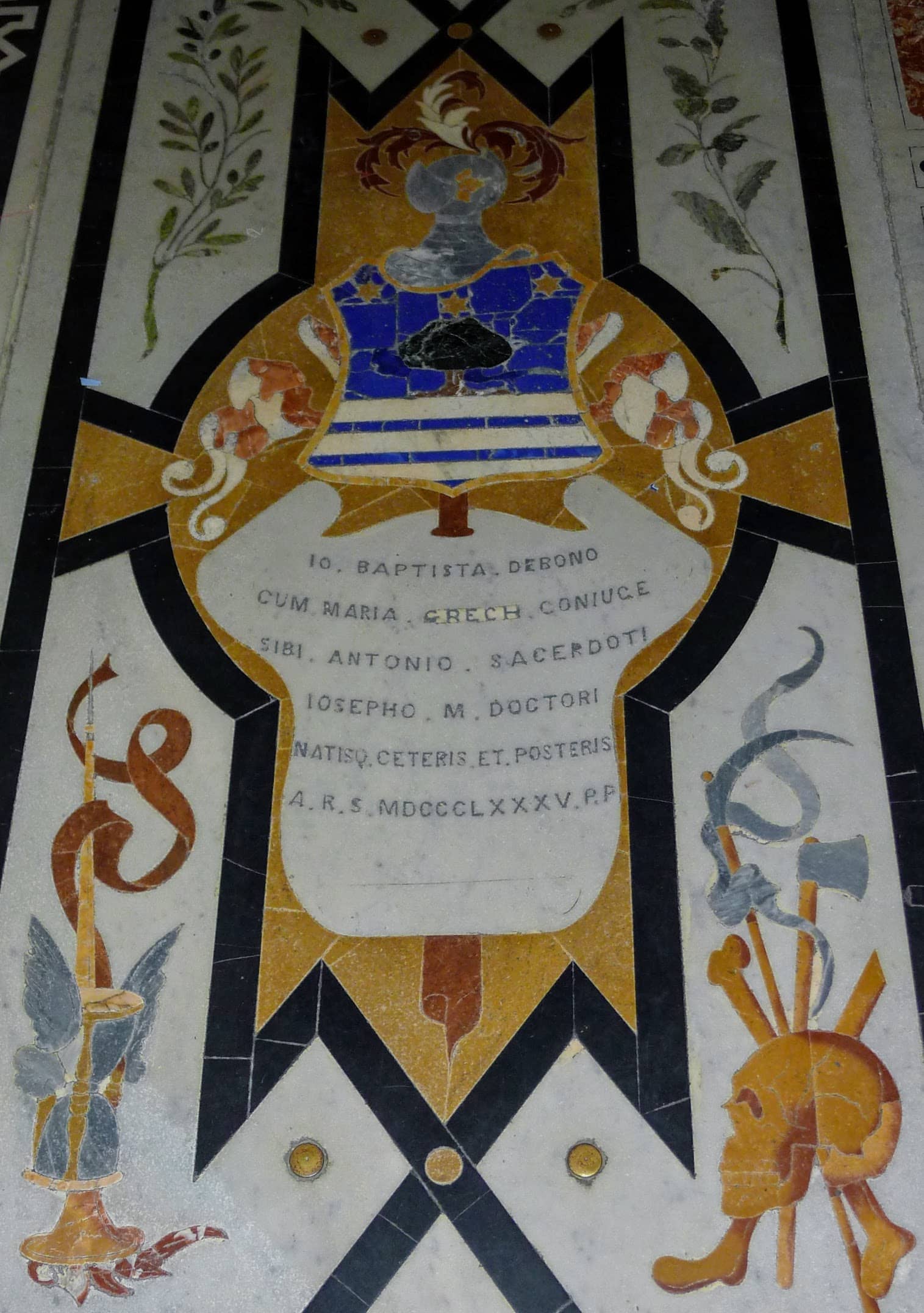 Intricate Floor Tombs