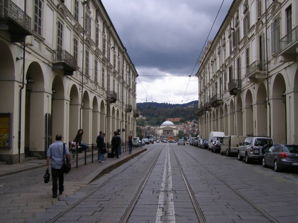 Via Po Arcades