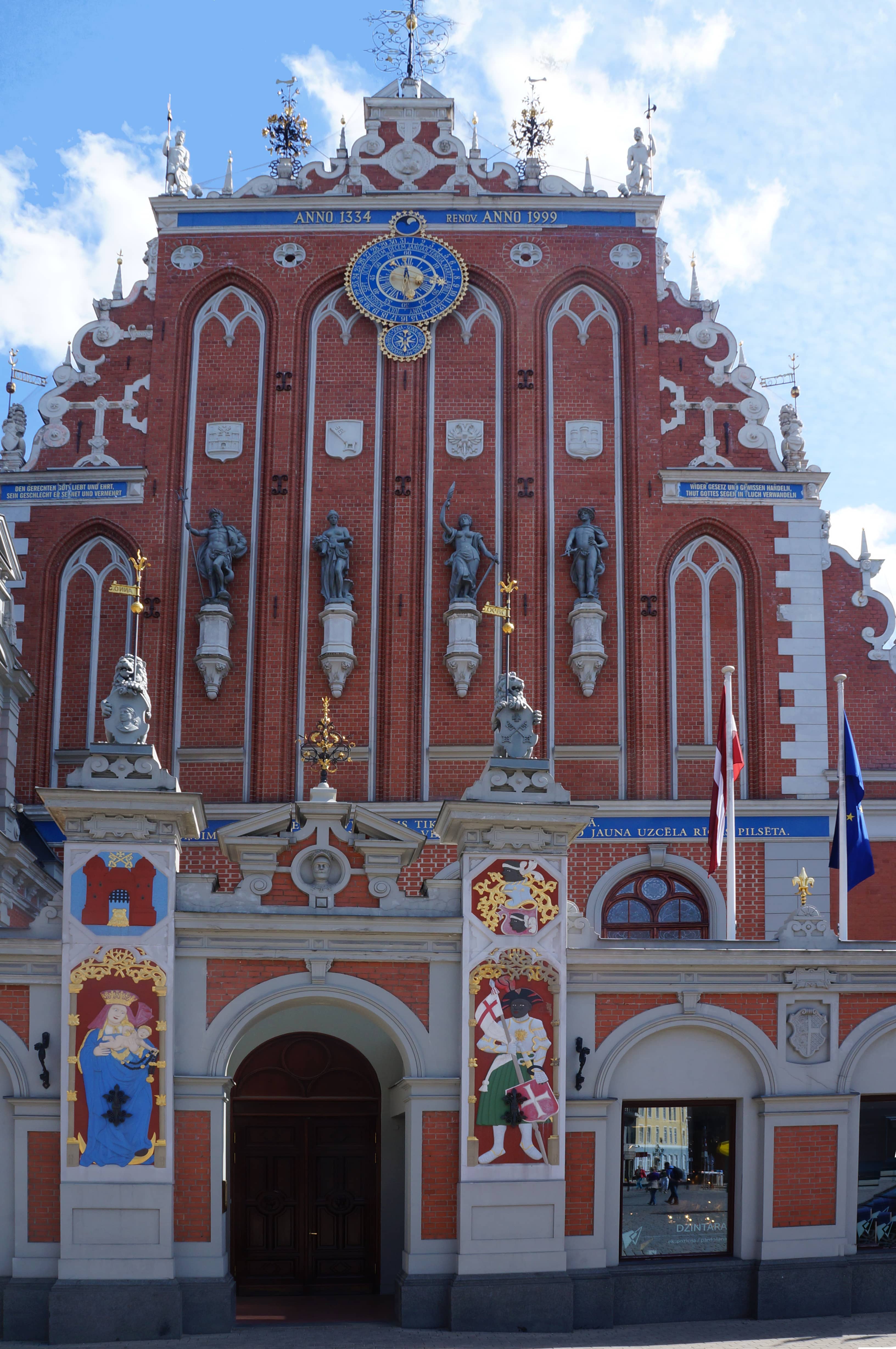 View with House of the Blackheads