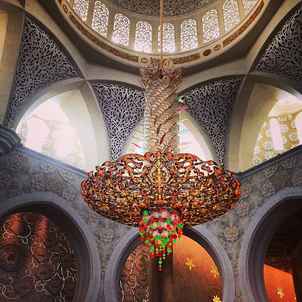 Intricate Chandelier Art
