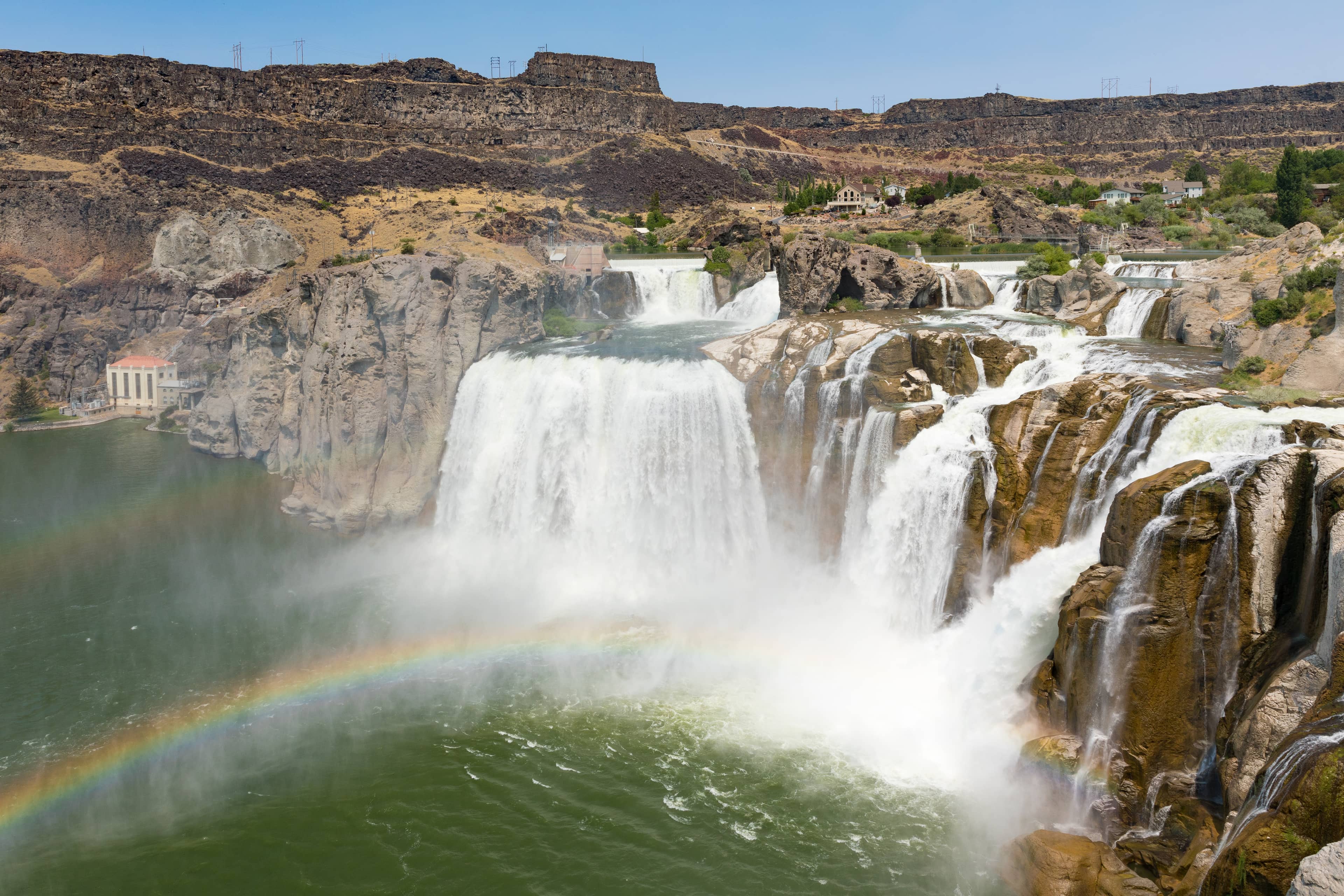 Horseshoe Dam Waterfall