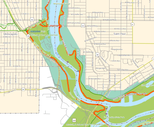 Minnehaha Park Trails