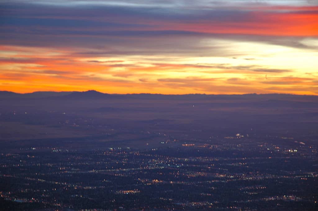 Panoramic Views from Sandia Crest