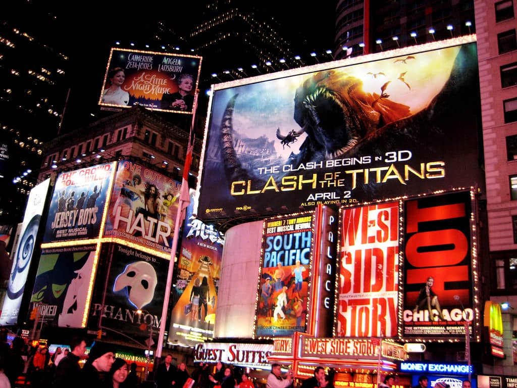 Pre-Show Buzz in Times Square