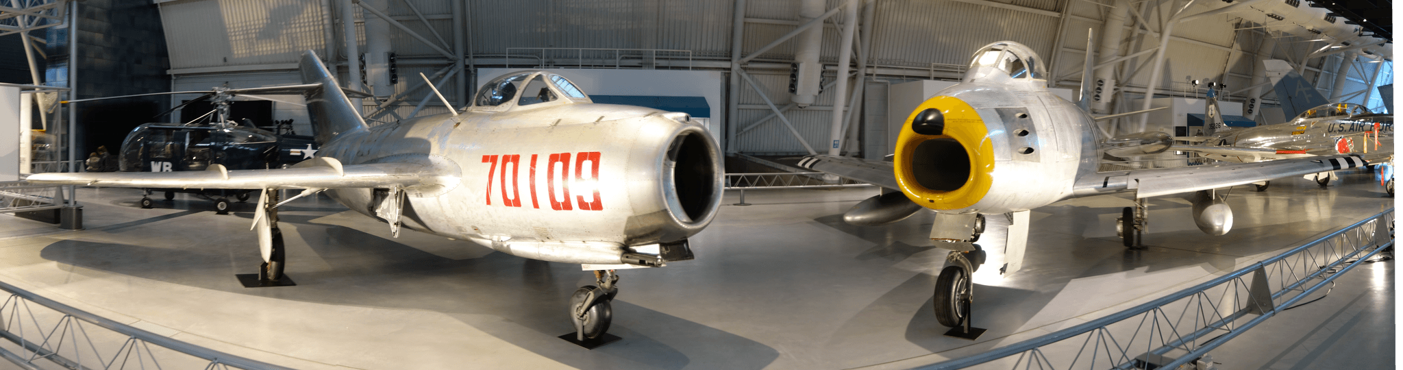 MiG-15 and F-86 Sabre