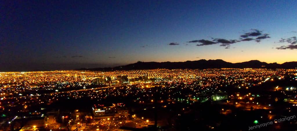 Nighttime City Lights