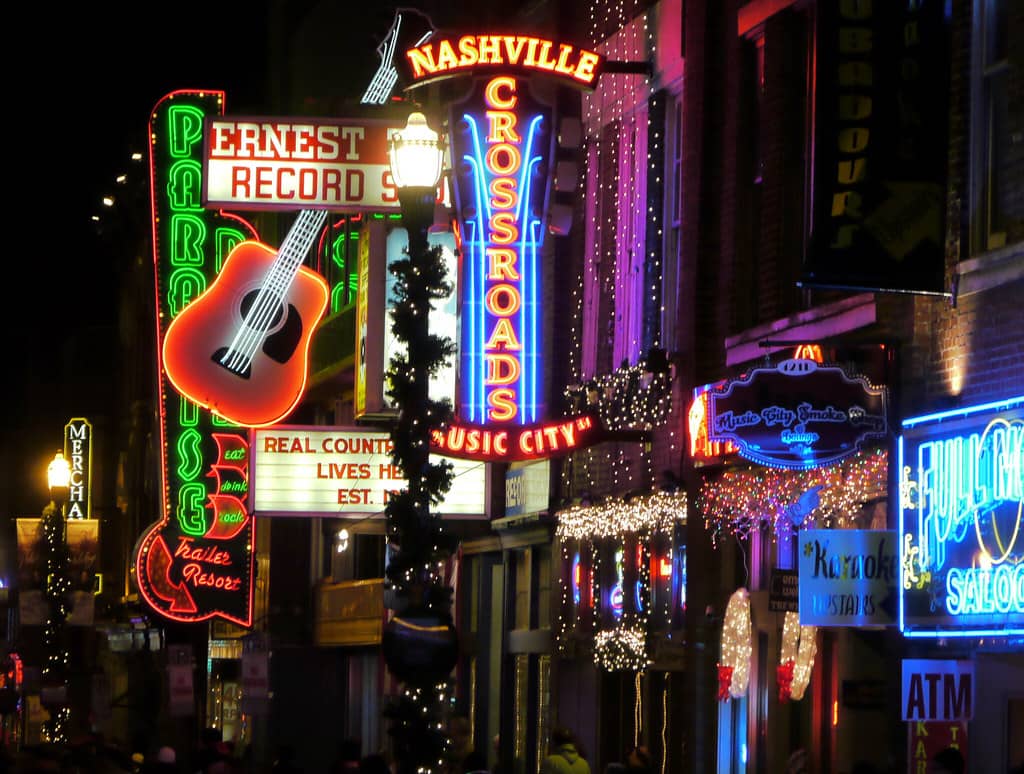 Evening Neon Lights