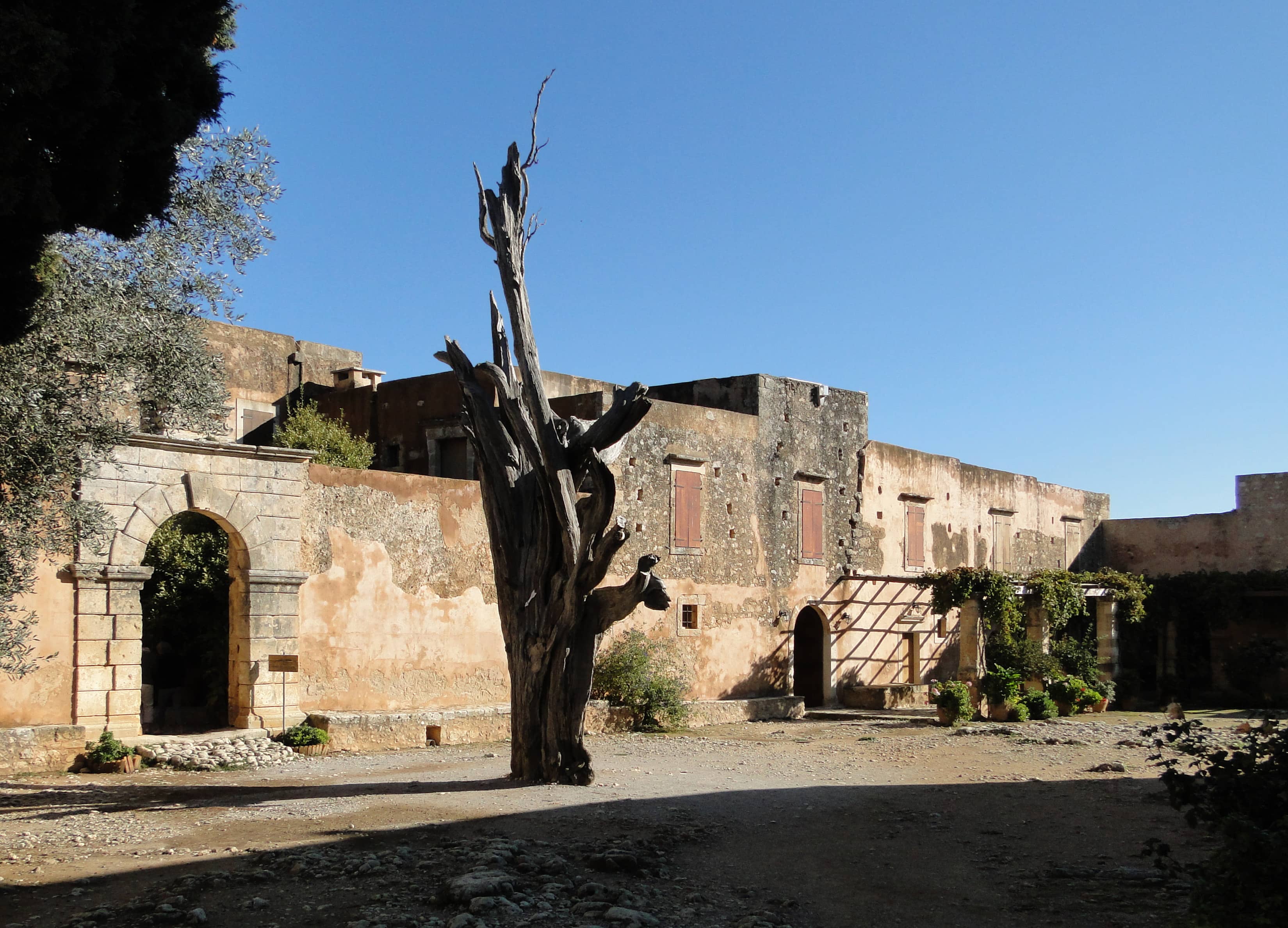 Monastery Courtyards