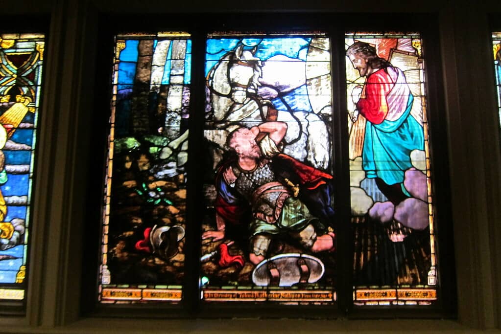 Cross-Shaped Stained Glass