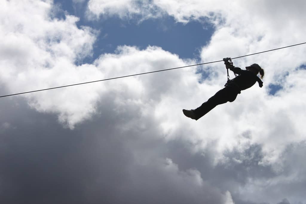 Ziplining