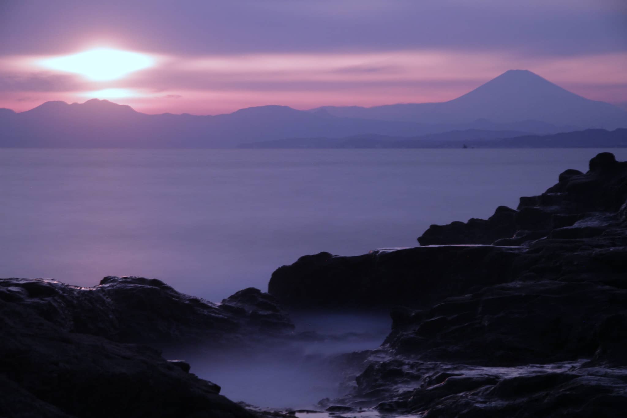 Sunset Views of Mt. Fuji