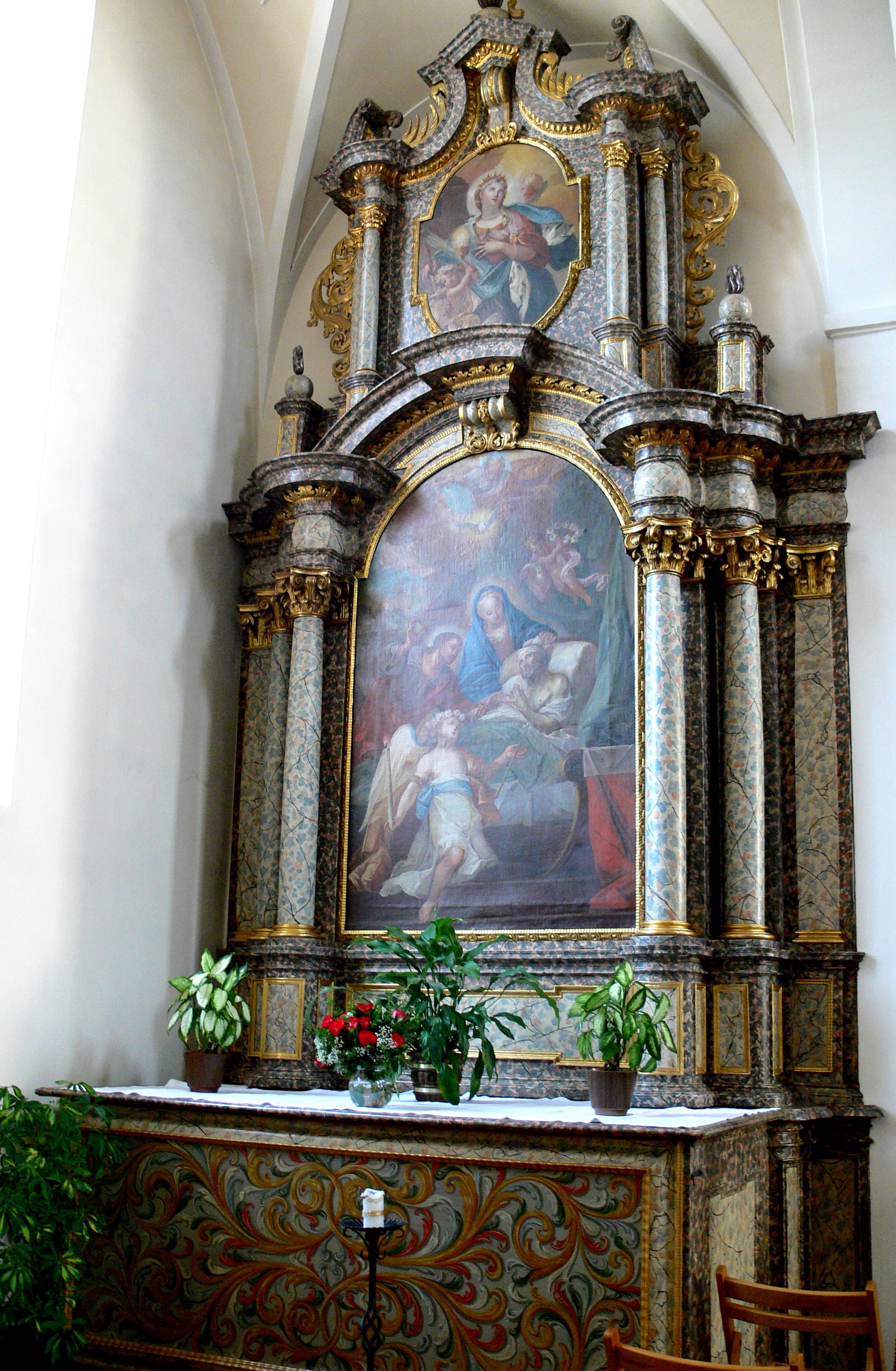 German Painted Church Details