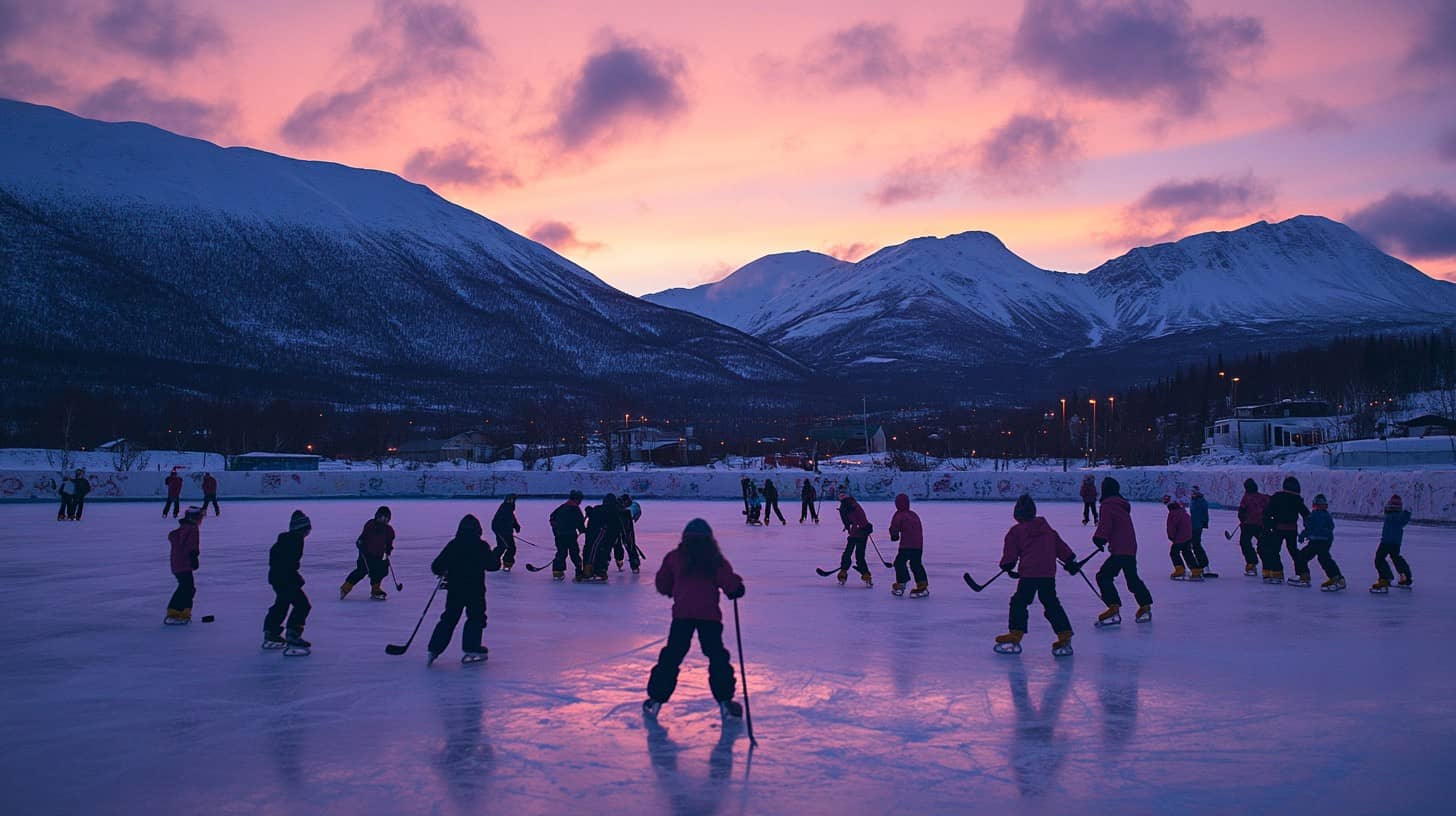 Winter Sledding Hill