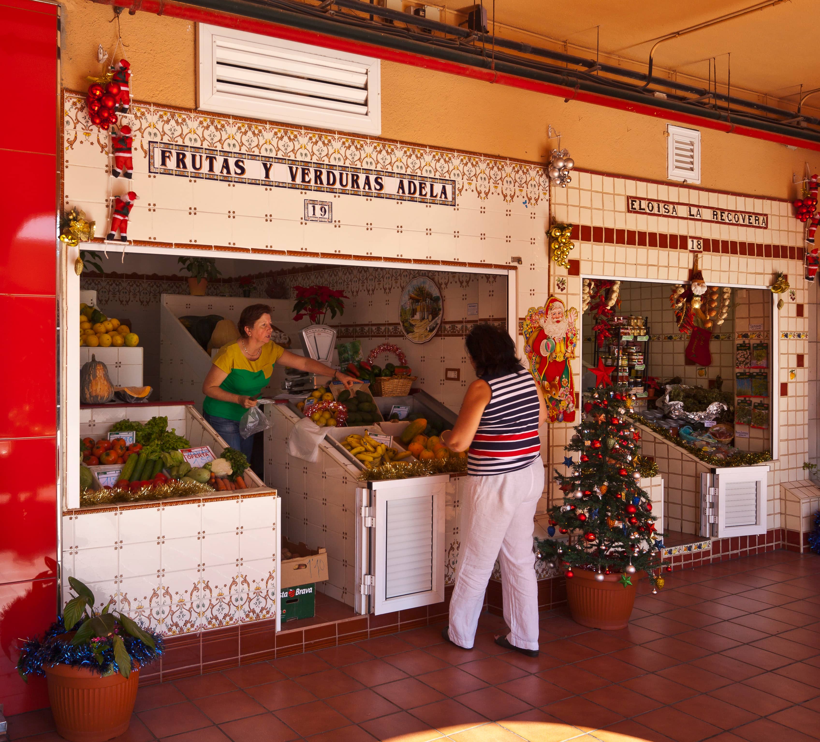Bustling Vendor Stalls